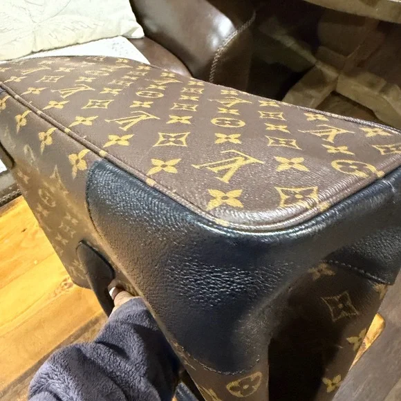 Louis Vuitton Brown and Black Monogram Flandarin Tote - Picture 5 of 15
